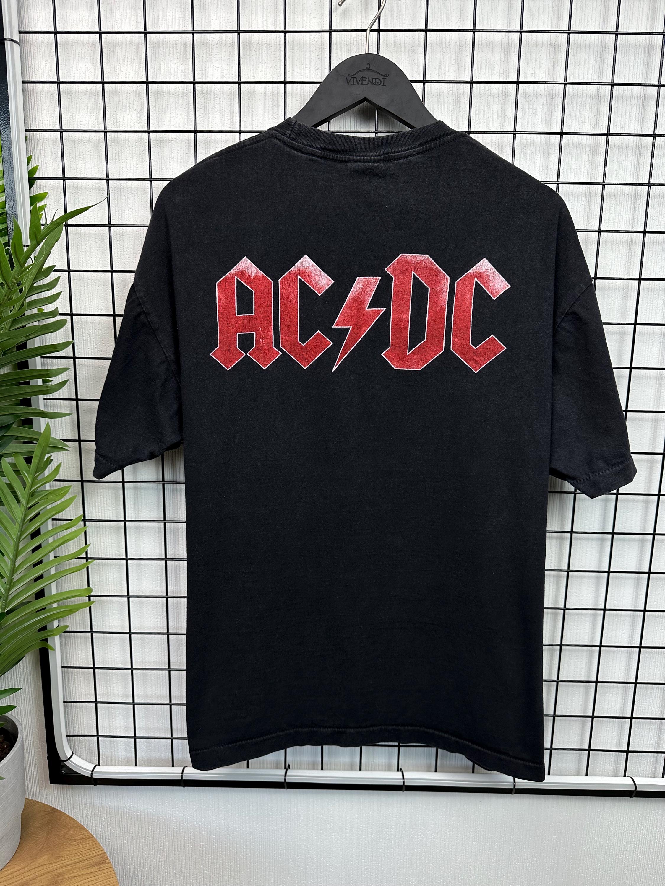 【ヴィンテージ】AC/DC アイアンマン Tシャツ XL Vintage AC/DC Iron Man 2 Tshirt Promo Movie Ost Men XL Black