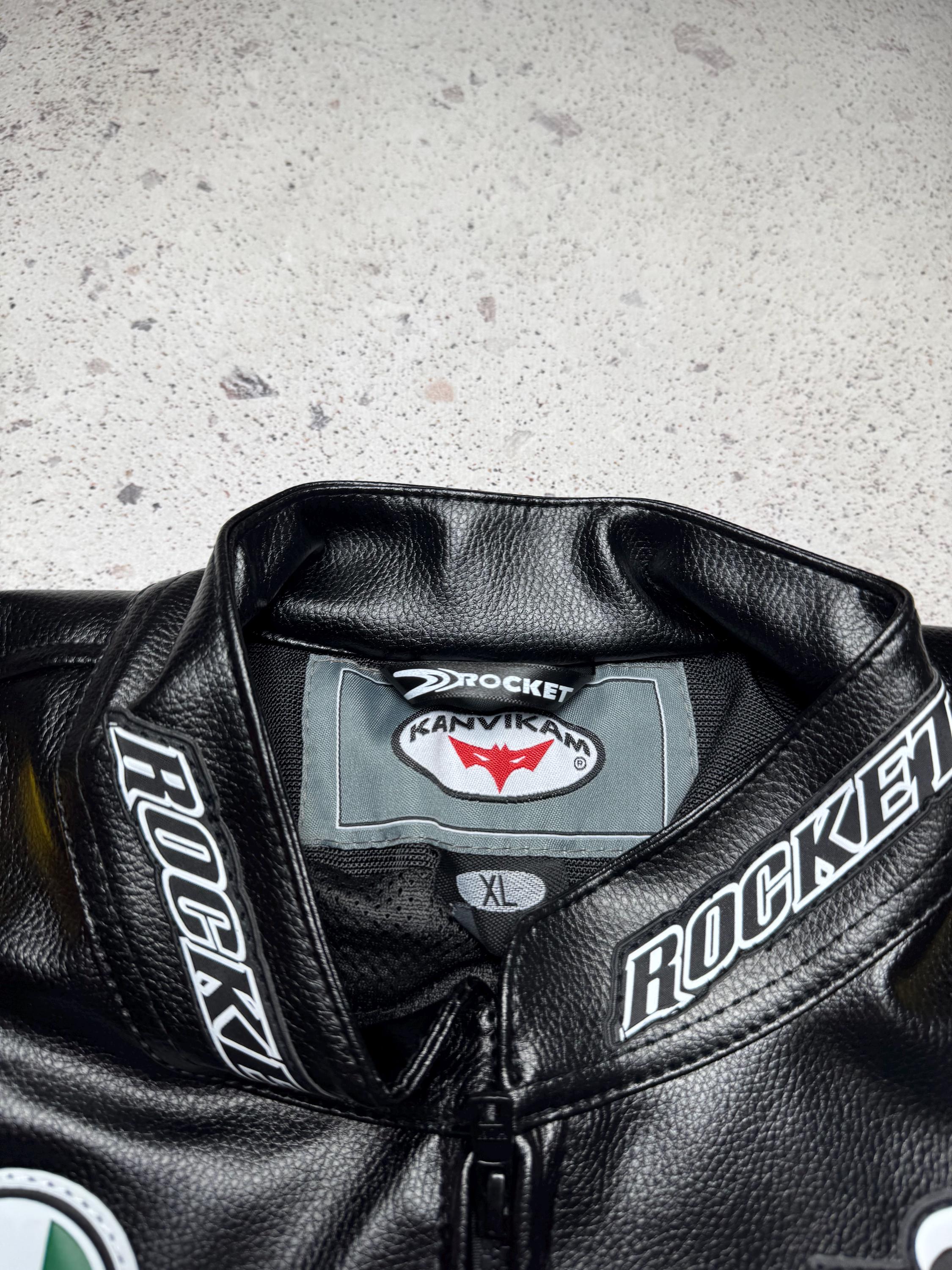 スズキ バイク用レザージャケット モトレーシングバイカー - Etsy 日本