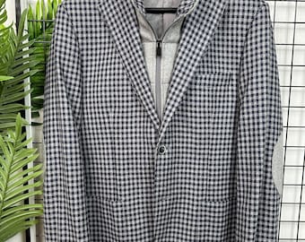 Boggi Milano Wool Sport Coat Blazer Jacket Men 50R