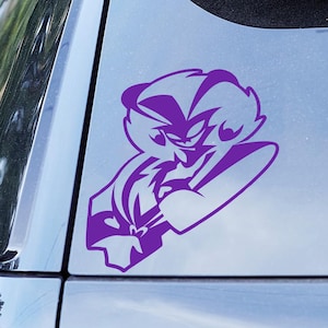 Asmodeus, Helluva Boss Inspired Car Decal, Angel Laptop Sticker, High-Quality Vinyl