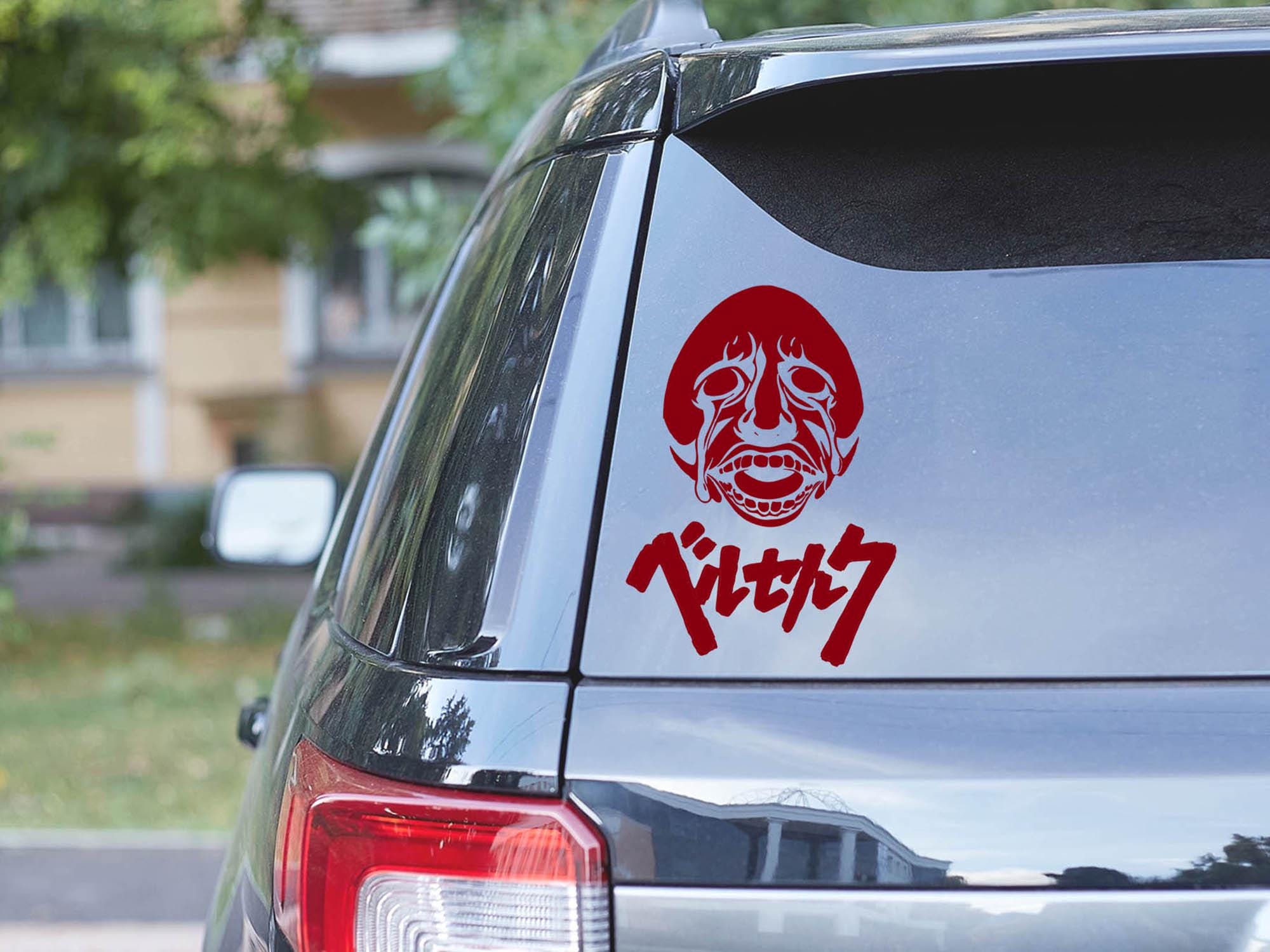 Berserk Crimson Behelit Inspired Vinyl Decal, High-Quality Anime Manga Sticker
