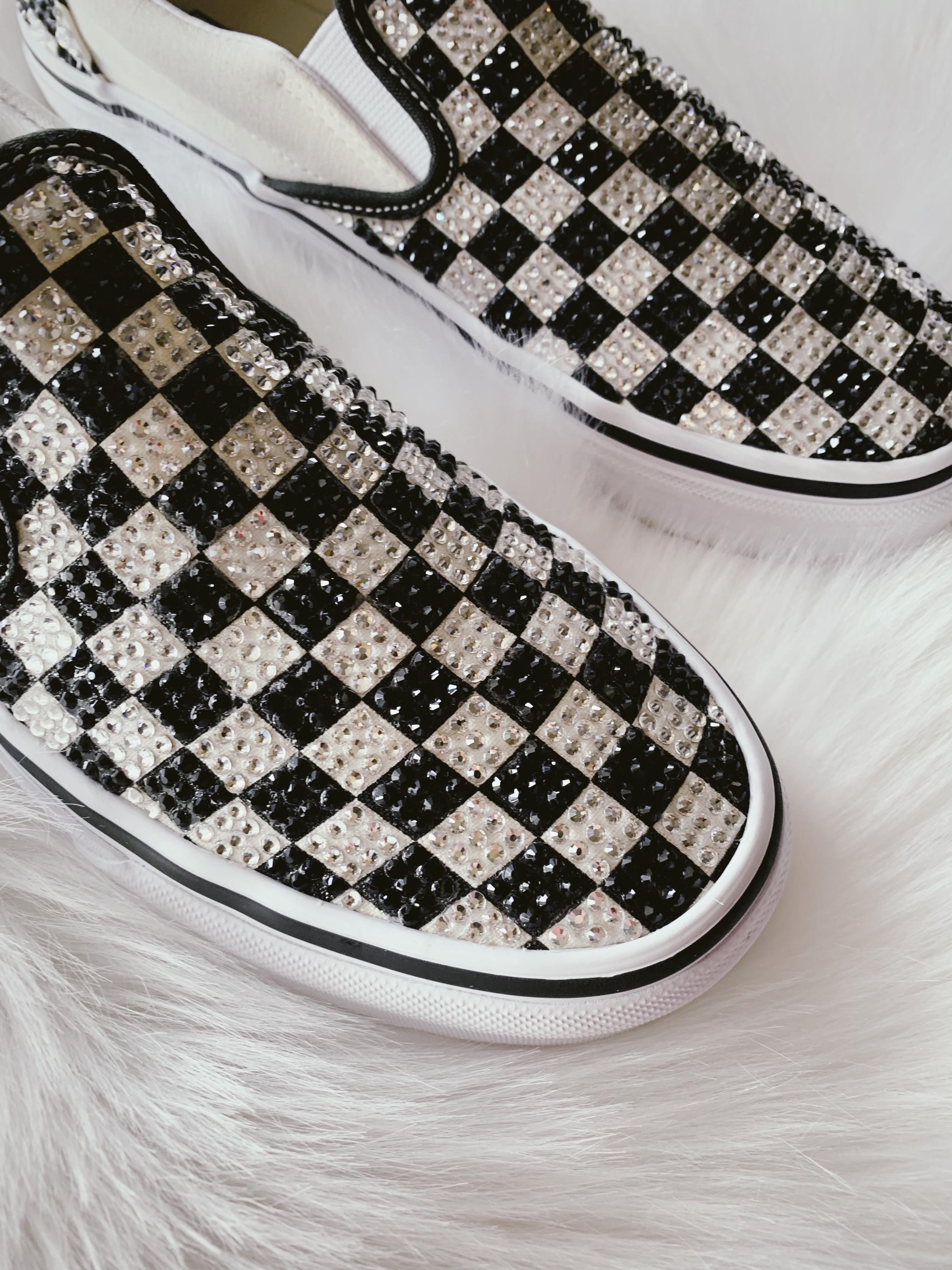 Vans Sprinkle Slip-ons Sparkly White Glitter Slip On Vans – ButterMakesMeHappy main image 3