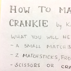 Make your own matchbox crankie kit image 6