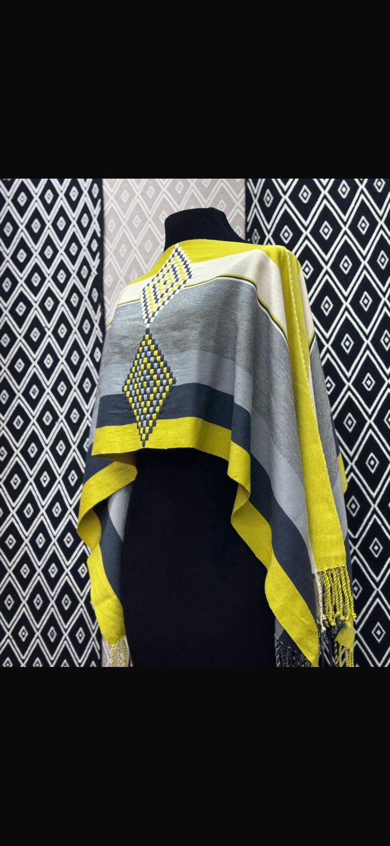 Oaxacan handcrafted Poncho