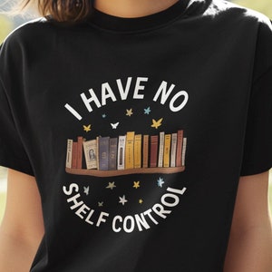 PNG &quot;No tengo control de estantería&quot;, imagen de sublimación para amantes de los libros, diseño de camiseta para leer libros, diseño de bibliotecario, DTF de ratón de biblioteca, diseño digital PNG