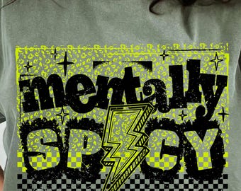 Geestelijk pittig png-bestand: sarcastisch retro sublimatieontwerp voor shirt met luipaardprint (digitale download)