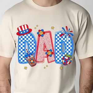 American Dad PNG, 4th of July Dad Shirt Gift Png, Hero Legend Dad Png, Fathers Day PNG, American Checkered Independence Day Gift for Dad PNG