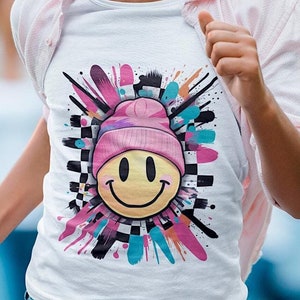 A Little Bit Dramatic Retro Design PNG: Kids Shirt Sublimation Design (Digital Download, 300 dpi)