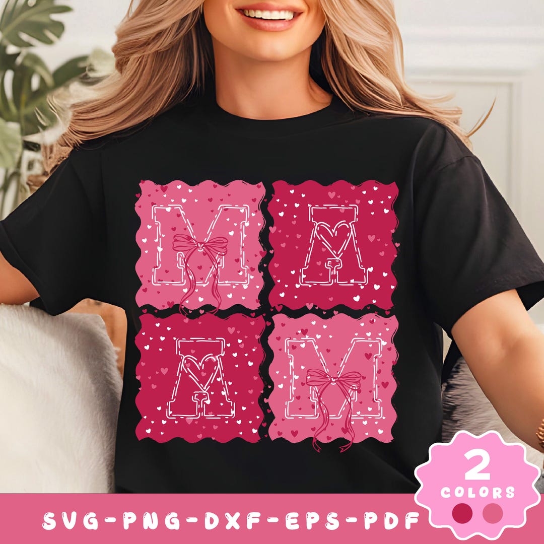 Retro Mama Valentine SVG PNG: Coquette Love Shirt Sublimation Design ...