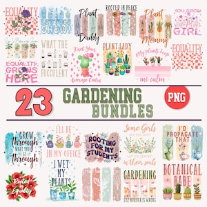 Pflanzenliebhaber PNG-Bundle, Sukkulenten PNG-Bundle, Kaktus Png, Pflanze Wortspiele Png, Motivationspflanze Zitate Png, Zimmerpflanze Png, Gartenhemd Png