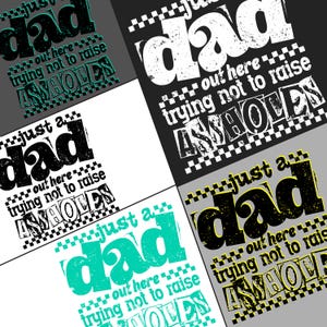 Just A Dad PNG, Funny Dad Fathers Day Shirt Gift, Sassy Dad Checkered Fatherhood Sarcasm PNG, Trendy Dad Shirt PNG, Adult Humor Sublimation