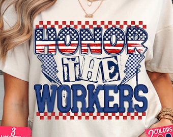Patriotyczny PNG z okazji Dnia Pracy: Projekt wyrażający uznanie dla pracowników w USA (Pobieranie cyfrowe, 4500x5400 px, 300 dpi)
