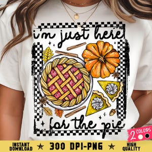 Thanksgiving Clipart PNG: Pumpkin Pie, Autumn Leaves, Amusing Sublimation Design Files (Digital Download)
