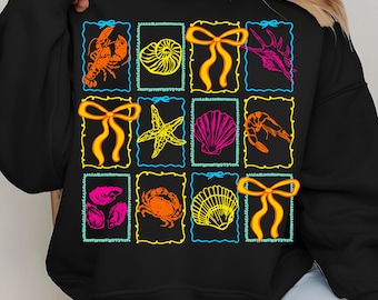 Sea Creatures Shirt PNG: Vibrant Ocean Starfish Art Sublimation Design (Digital Download, 4500x5400 px)