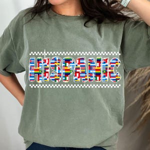 Hispanic Flags PNG Digital Download, Latin American Country Flag Design PNG, Heritage Pride Sublimation Clipart PNG, Checker Pattern Clipart