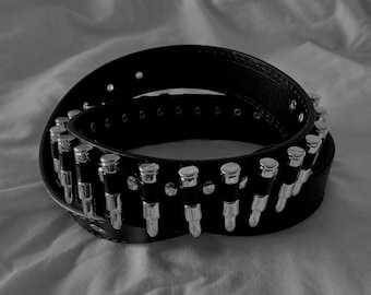 Silver Bullet-riem leer