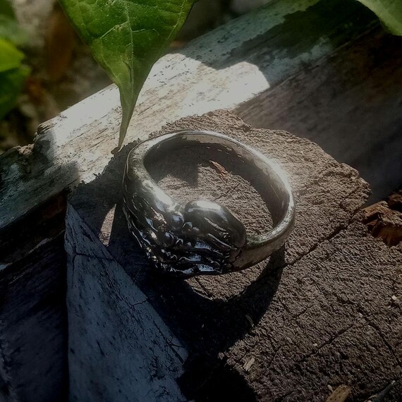 Skeleton Hand Statement Ring Size10 - image 3