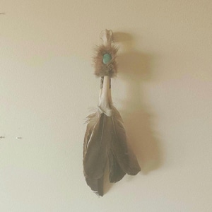 Hand-Made Ceremonial Golden Eagle Feather Smudge Fan