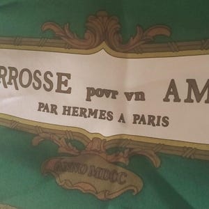 Silk Hermes Paris Headscarf