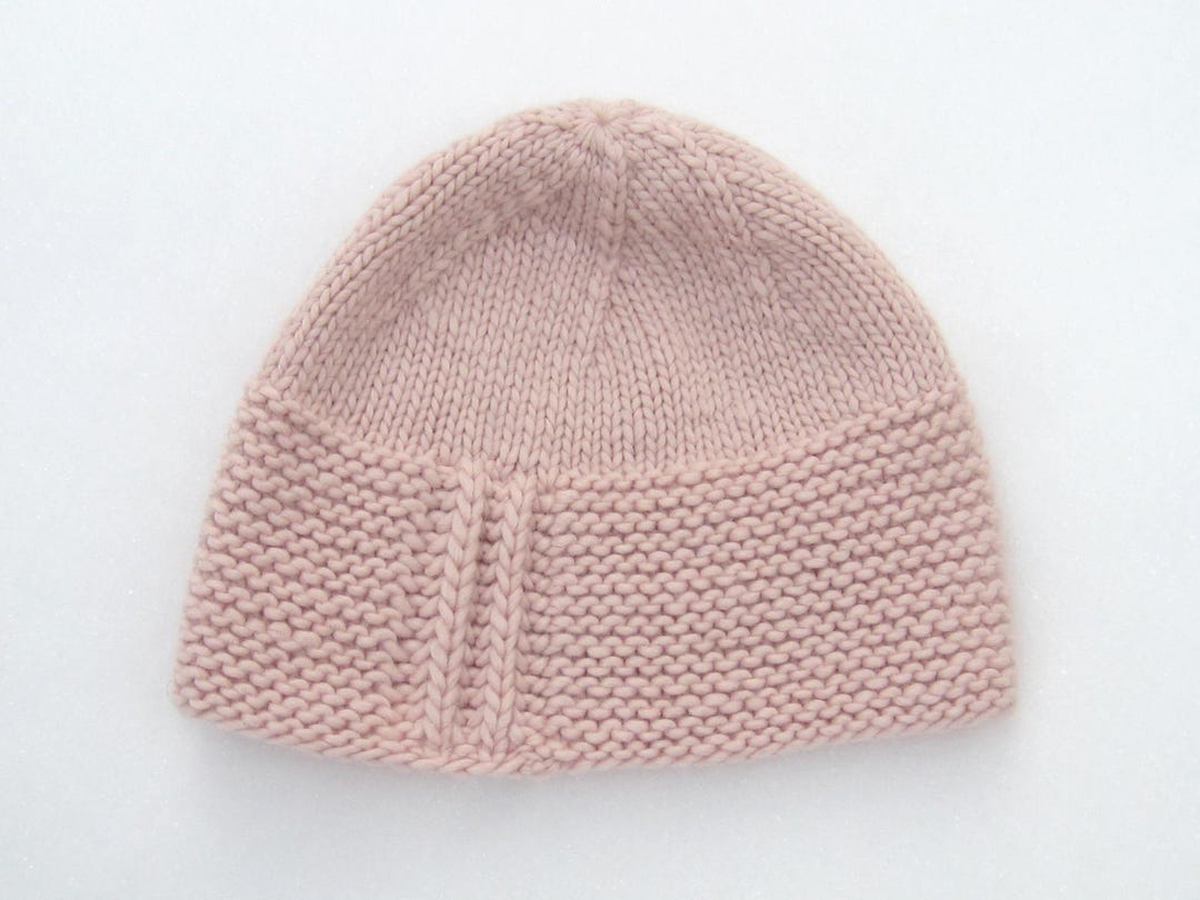 Knitting Pattern ELI Chunky Wool Hat With Ribbed Design Seamless Beanie ...