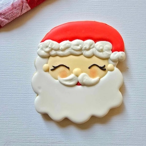 santa cookie cutter | 3d printed cookie cutters | Christmas cookie cutters