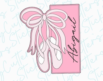 ballet shoes plaque cookie cutter | 3d printed cookie cutters | ballerina cookie cutters