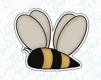 bee cookie cutter | 3d printed cookie cutters |  cookie cutters