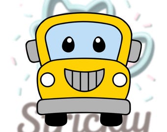 school bus cookie cutter | 3d printed cookie cutters | school cookie cutters