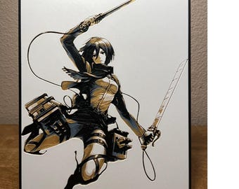 Attack on Titan Hueforge 3D prints