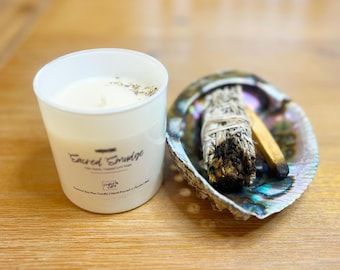 Palo Santo Smudging Candle | Energy Cleansing & Intention
