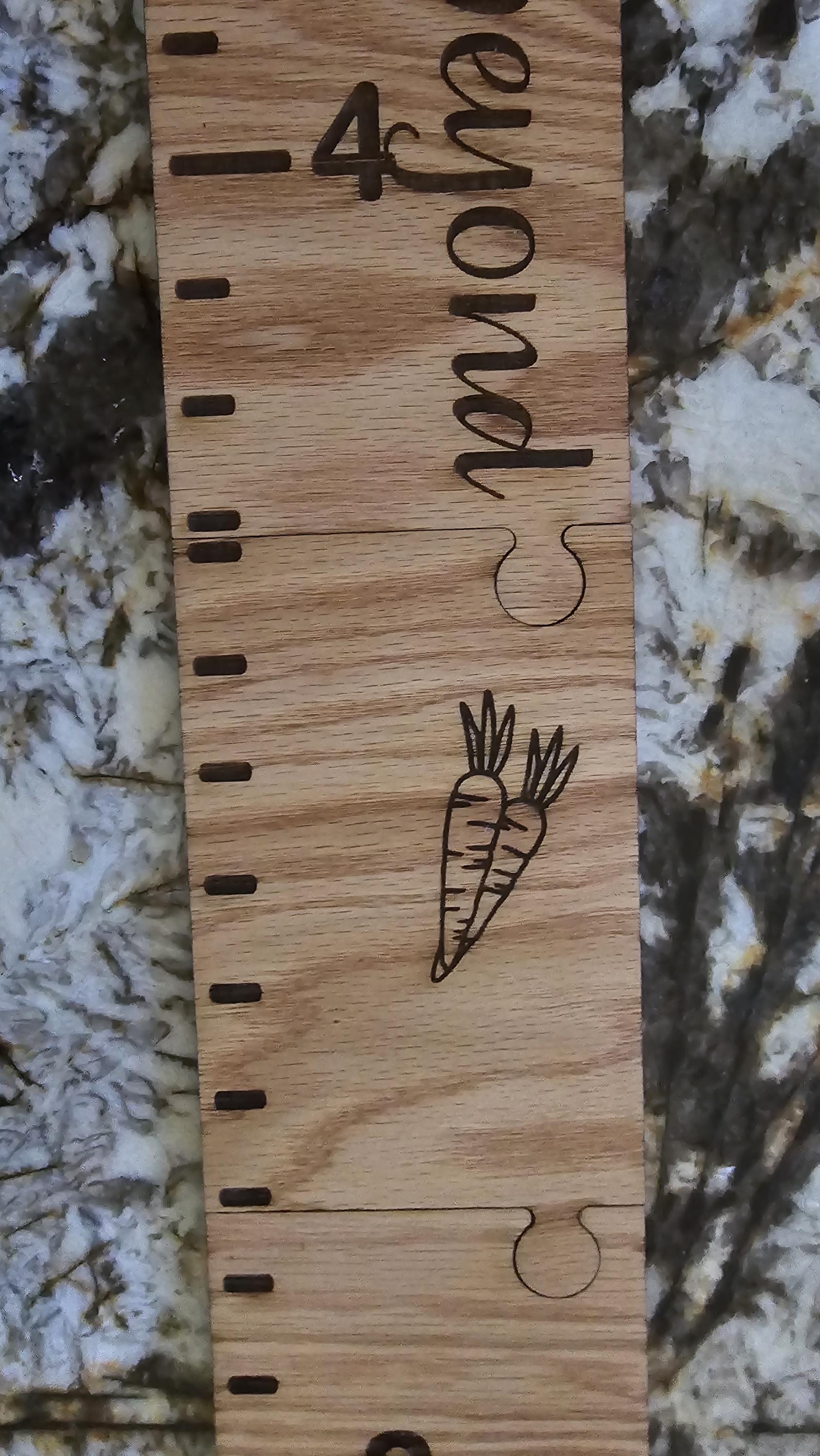 Rabbit-theme Growth Chart Ruler - Etsy