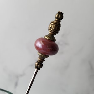 Swizzle Stick, Drink Stirrer, Metal Stir Stick, Moonshine Cherry, Ball End, Food Grade Stainless Steel
