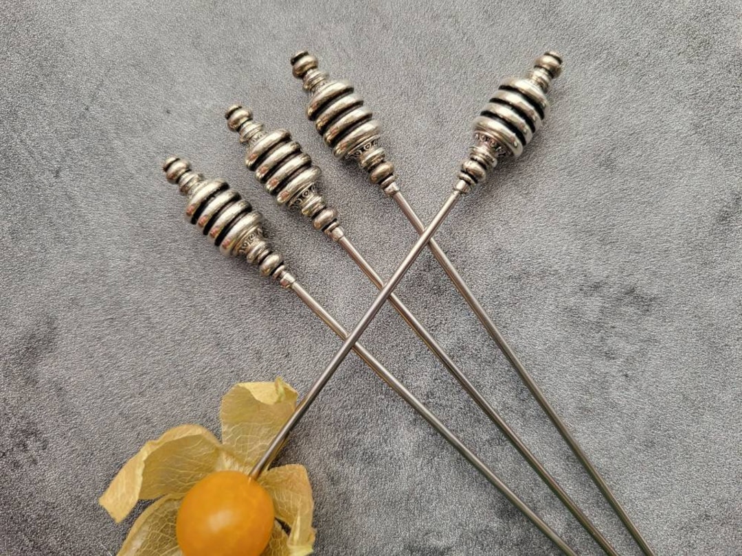 Gear Head, High Voltage Martini Picks, Cocktail Picks, Garnish Skewer