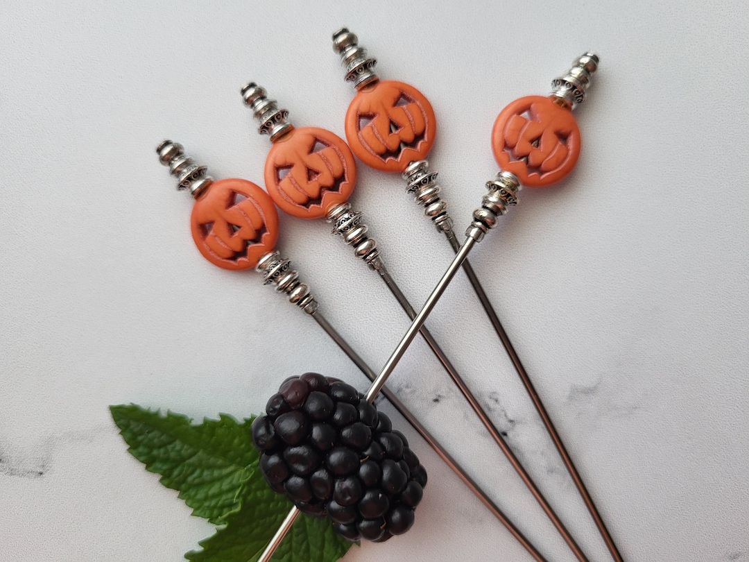 Happy Jackolanterns, Halloween Martini Picks, Cocktail Picks