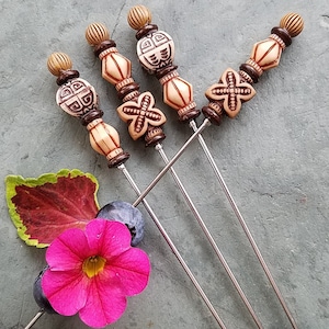 Rum Runner, Tiki Inspired Garnish Picks, Cocktail Picks, Appetizer Dessert Skewers, Home Bartender, Mixologist, Food Grade Stainless Steel