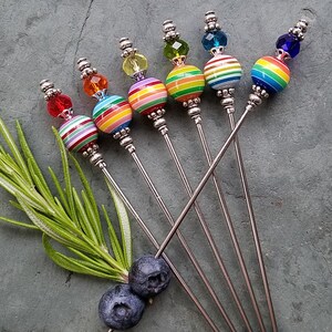 Summer Sizzle, Jubilee Party Pack Martini Picks, Cocktail Picks, Appetizer Dessert Skewer, Mixology Garnish Pins, Food Grade Stainless Steel