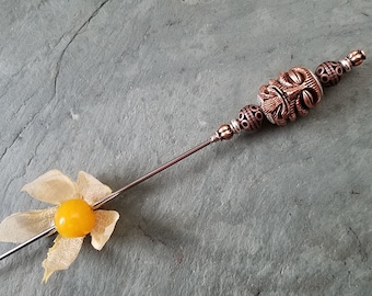 Tiki God Copper Colored, Individual Martini Pick, Cookie Scribe, Cigar Nubber, Clay Artist Tool, Food Grade Stainless Steel