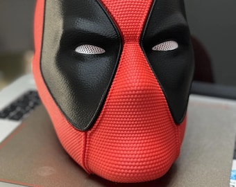 Deadpool helmet 1st movie. 3d printed. Magnetized panels.