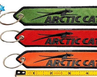 北極猫のキーチェーン パッチ | 動物好きの方へのラッキーチャーム | クリスマスプレゼントにピッタリのギフト | 猫の幸運のお守り | 北極猫のアメリカンロゴ キーリング