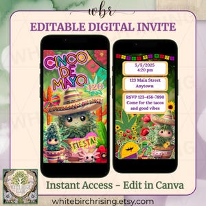 Flyer 420 Cinco de Mayo, invitation Weed Fiesta (téléchargement numérique)