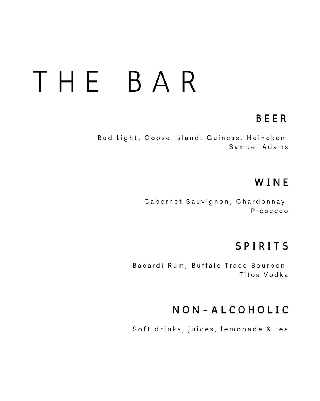 Modern Minimalist Bar Sign Template - Etsy
