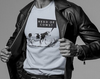 Herd of Cows Farming Shirt Funny Animal Pun T-Shirt Farm Gift