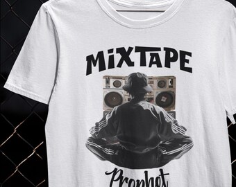Mixtape Prophet Recorded Cassette Shirt Hip Hop Music T-Shirt Tape Format Gift Old School Tee