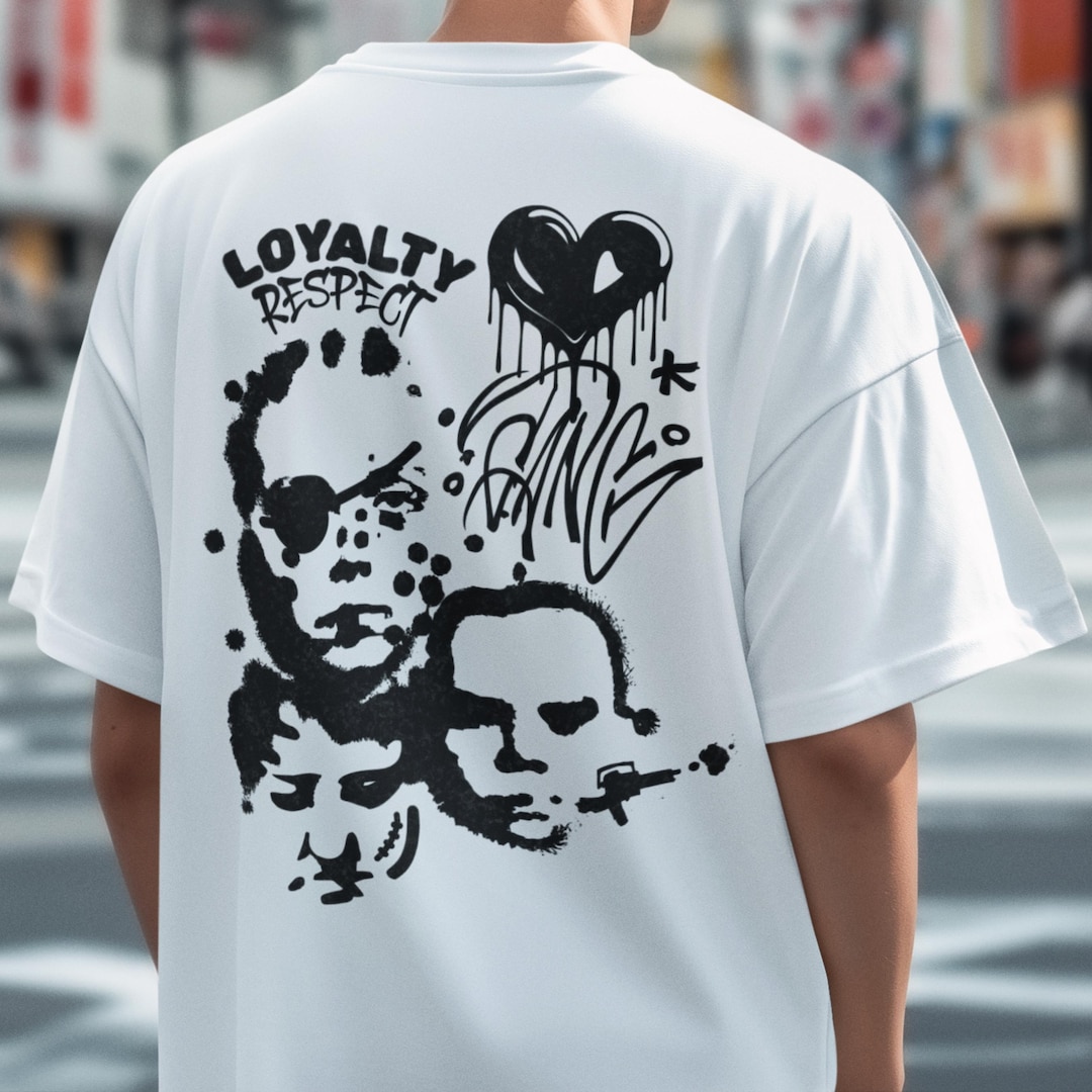 Street Code Shirt Oversized Boxy Tee Earned Respect Shirt Street ...