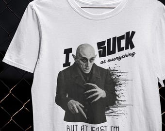 Vampire Shirt Failure Acceptance Shirt Irony T-Shirt Relatable Gift Self Awareness Tee