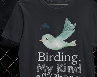 Birding My Kind of Chaos Shirt Bird Lover T-Shirt Outdoor Hobby Gift