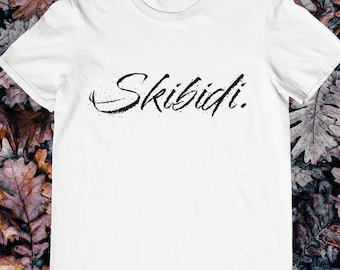 Skibidi-shirt Grappig Gen Z Meme T-shirt Cadeau voor memefans