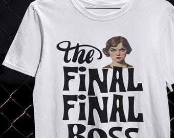 Endboss ultimative Boss Shirt Max Level T-Shirt Humor Geschenk Power Rank Tee