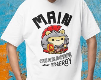 Hauptcharakter Energie Übergroßes Boxy Tee Wächter Shirt Krieger Rolle T-Shirt Stärke Geschenk