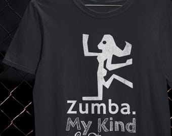 Zumba My Kind of Chaos Shirt Dance Fitness T-Shirt Active Lifestyle Gift